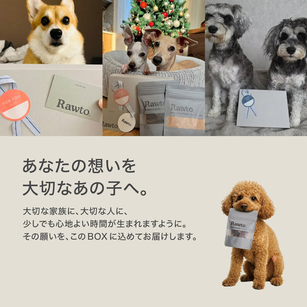 【無添加・低脂肪】Rawtoギフトセット(ジャーキー&ふりかけ)